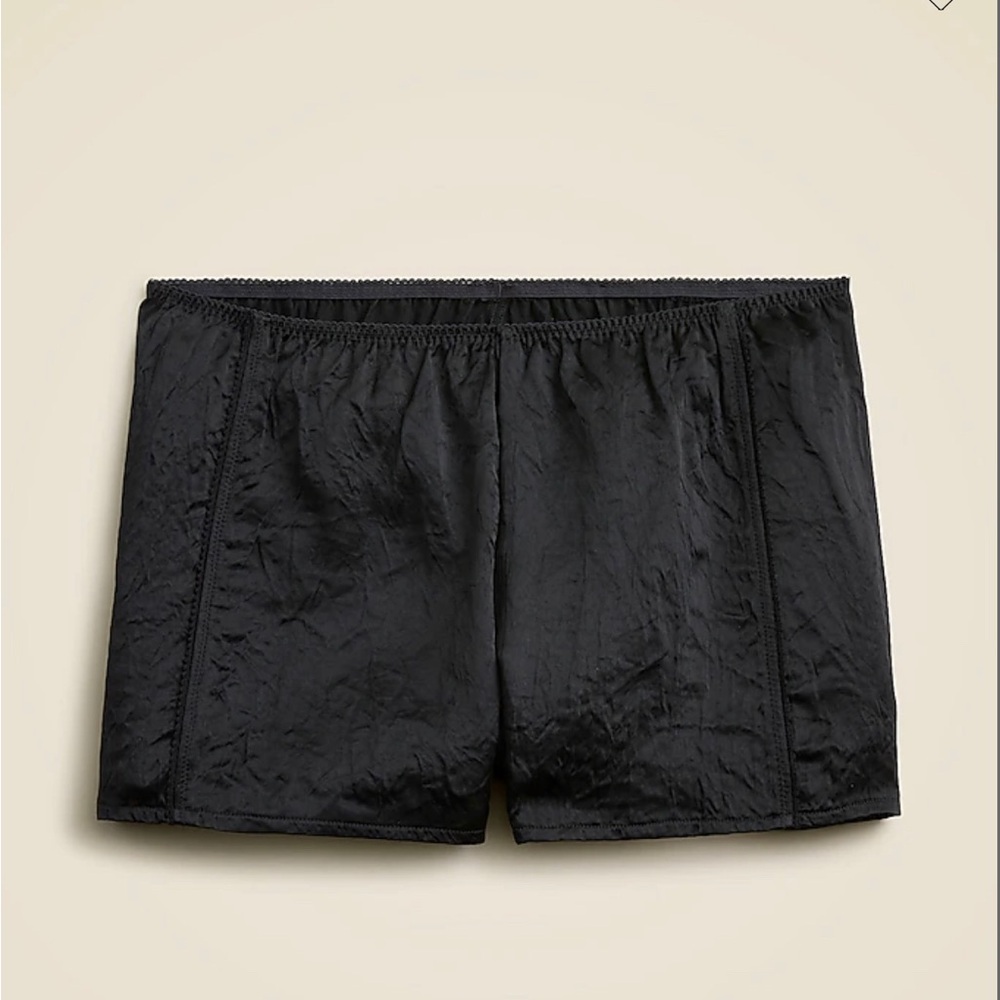 Anna October© X J.Crew satin sleep short - L (NWT)